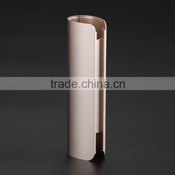 aluminium portable charger housing manufacturing color anodized aluminum sheet parts