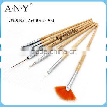 ANY 7PCS Set Wood Handle Nail Art Kit Economic And Salable