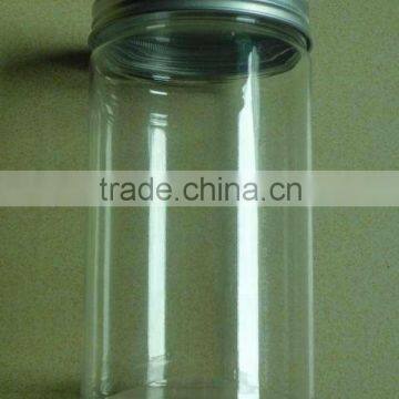 PET jar food grade with aluminum cap