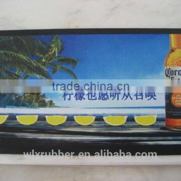 hot selling customized bar beer drip mat