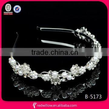 Girl hot new products for 2014 Headband with pearl Wedding Headband