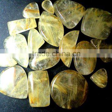 Golden Rutilated Quartz Cabochons