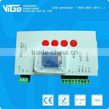 T1000s ws2801 ws2811 ucs1903led driver with sd card