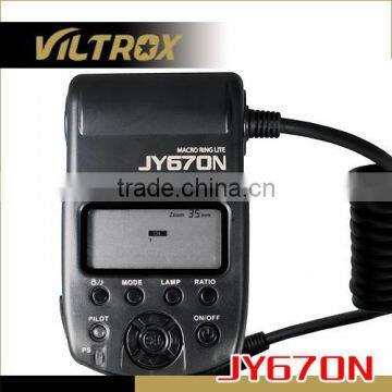 Viltrox Macro Ring Lite TTL camera speedlight JY-670N Combine with manual mode and AF mode