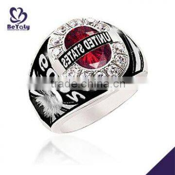 group memory ring brass cheap wholesale custom military jewelry rings