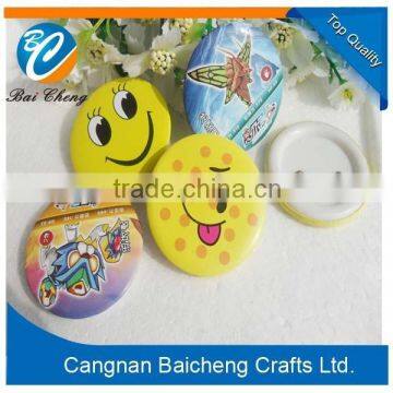 Promotion Cheap Plastic Tin Round Badges of Pin Back photo-3