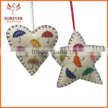 2015 New Design Delicate Felt Hand Made Holiday Decoration