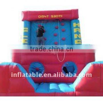 children inflatable rock climbing wall amusement