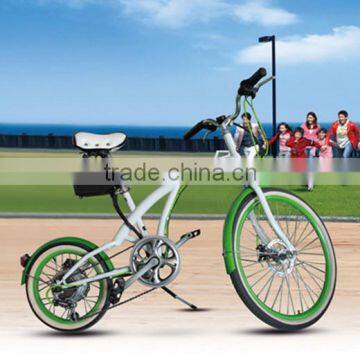 Riches new style front 24inch wheel,rear 16inch wheel city bike/big small wheel electic bicycle (Model RS16U)