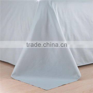 100% Cotton Solid Embroidery Bedding Set Light Blue photo-2