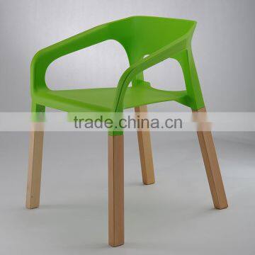 Wholesale Furniture Colorful Low Back Plastic Restaurant Chairs China