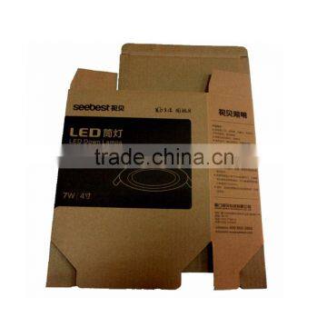 Brown Corrugated Card Box for LED light