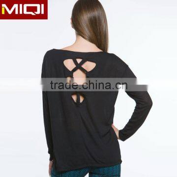 Hot Fitness Wear Ladies Long Sleeve T-Shirt Of Fashion Top In High Quality photo-4
