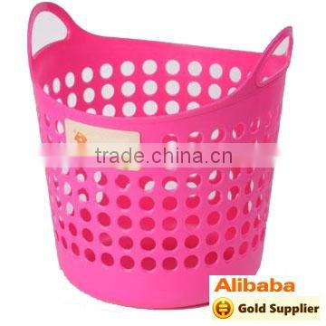 plastic laundry basket