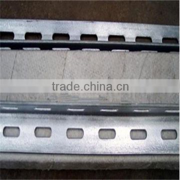 Low price galvanized slotted angle iron