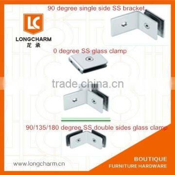 77mm Glass Holding Clips Commercial Shelving Brackets Glass Clamp photo-6