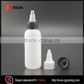 2016 hot sale Plastic E-liquid Bottle 60ml With Twist Screw Cap