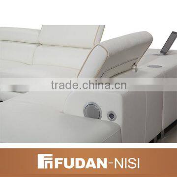 2016 modern function leather sofa wholesale