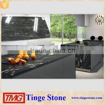 Black Cosmic Granite Island Tops,Black Kitchen Countertop