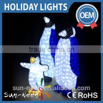 Small 3d Penguin Led Motif Light