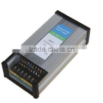 250w Constant Voltage Rainproof 12v High-end Outdoor Led Switching Power Supply With Input 170-240V photo-2