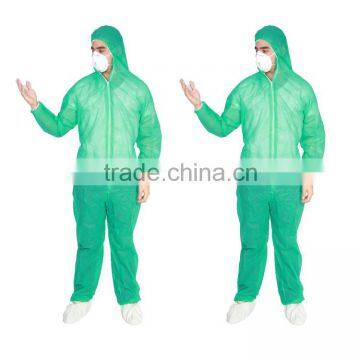 Food Manufacturing Disposable Anti-dust Hooded Coveralls photo-3