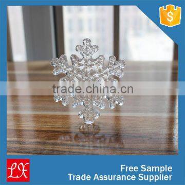 Alibaba China Supplier wholesale glass christmas glass snowflake ornaments