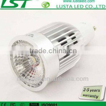 COB LED GU10 5w Spotlight, Anti-glare Les Design, 90-100lm/W, 3 Years Warranty