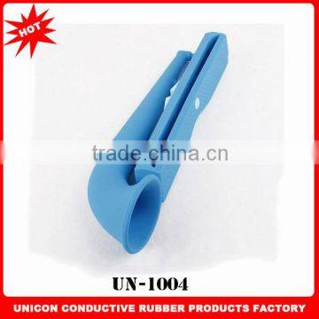 Popular blue silicone horn speaker for ipad 2