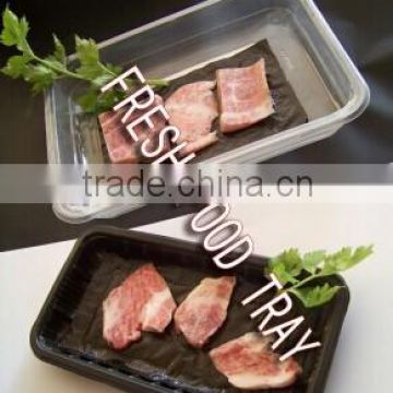 Different Colorful Disposable Plastic Packing Fresh Meat Tray