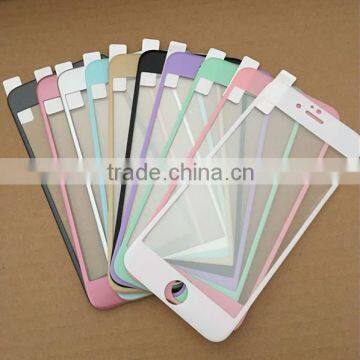 color tempered glass for iphone 6 screen protector