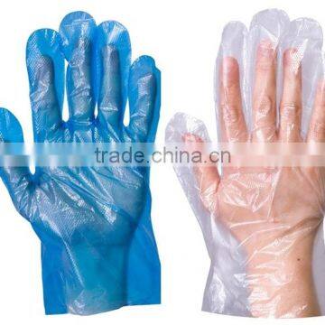 diposable plastic DPE working gloves