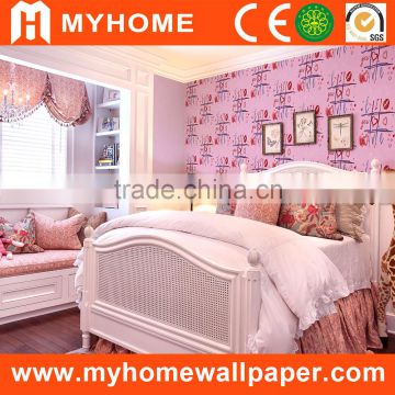 Chinese wallpaper dealer manufacturer resident decorative kids wallpaper