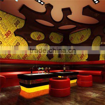 Gleaming Metallic Wallpaper in Gold Foil Purples Manufacture Foshan Guangdong ,China photo-3