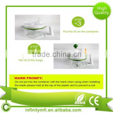 Professional Garlic Press Vegetable Chopper Garlic Mincer Slicer Press For Garlic Soft Vegetables Nuts Foods photo-4