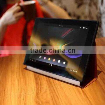 Mannetic PU Leather Case for Sony Xperia Z Tablet,stand Cover for Sony Xperia z Tablet