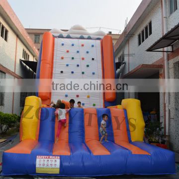 indoor and outdoor kids inflatable climbing wall