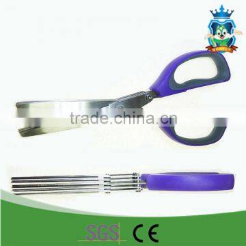 Wholesale vegetable cutting 5 blade scissors