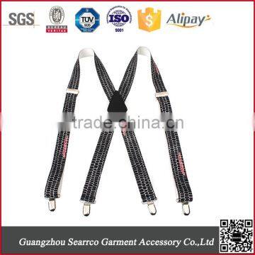 Mens Custom Personalized Printing Elastic Suspenders photo-3