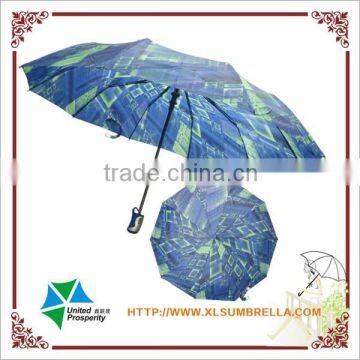 Wholesale Black Metal 3D Pattern Art Folding Umbrella photo-2