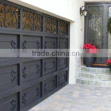 Anti rust Wrought Iron Garage Door Manufacturer