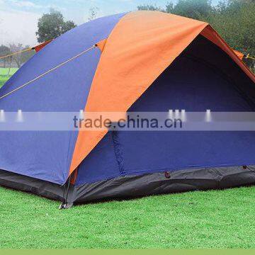 Double Layer one-touch auto-umbrella frame silver coated Camping Tent