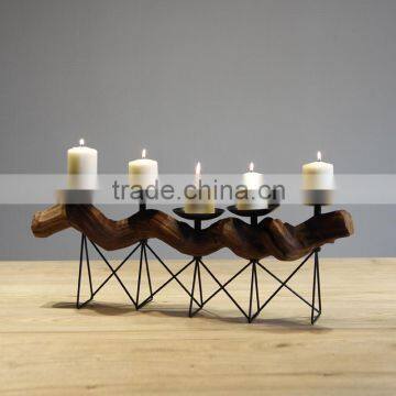 New design handed craft metal christmas wire candle holders                        
                                                Quality Choice