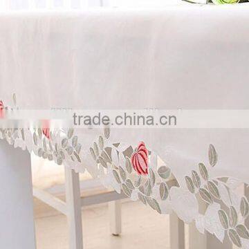 New design elegant Handmade embroidery cheap table cloth