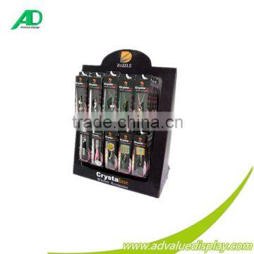 Corrugated Paper Material Counter hook display,Customized Blister pack display stand,circular display for blister