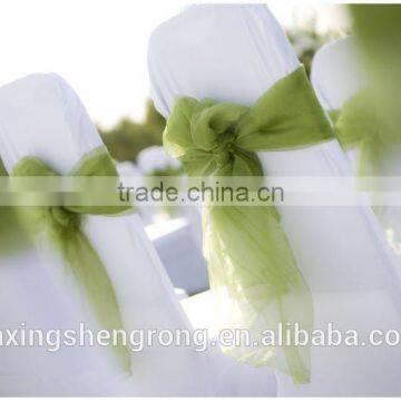 Customized Colorful Wholesale Organza Chair Sash photo-2
