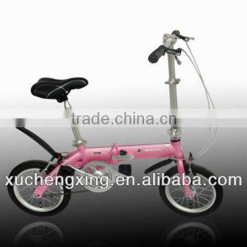 Alloy folding bicycle frame