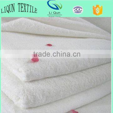 100% Cotton Plain White 16 Single Yarn Hotel white Towel