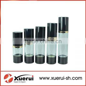 empty cosmetic airless lotion bottle, airless bottle with pump