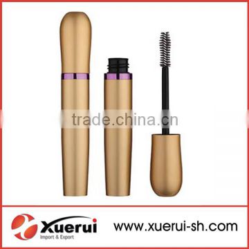 wholesale cosmetic golden 3d fiber eyelash mascara tube